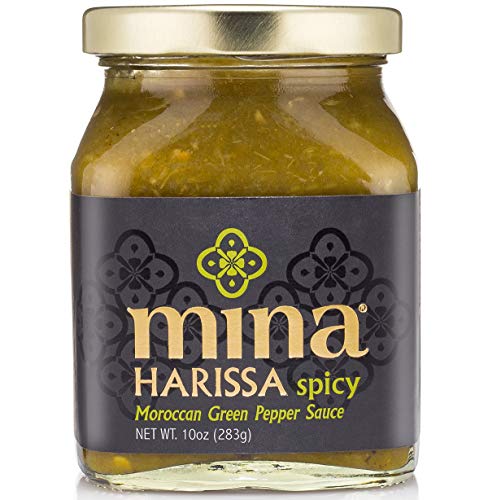 Mina-Harissa-Green-Hot-Sauce-Excite-Your-Senses-with-Gourmet-Moroccan-Heat-Green-Chili-Pepper-Sauce-with-a-Tangy-Twist-10-ounce