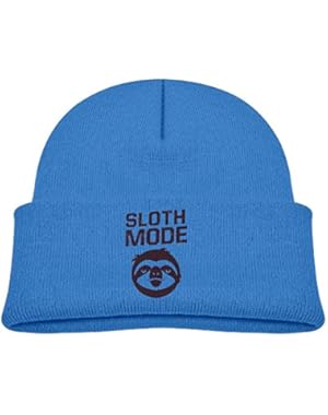 Girl Sloth Mode Unisex Baby Beanie Cotton Soft Cute Lovely Knit Beanie Hat Cap Ash
