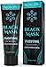 Nuva Skin Blackhead Remover Mask, Black Mask w/Activated Charcoal, Blackhead Peel Off Mask for Deep Cleansing Face & Nose 90g (Mascarilla para Puntos Negros)