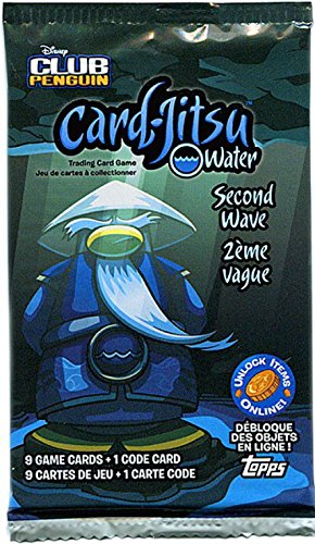 Topps Club Penguin CardJitsu Trading Card Game Water Series 5 Second Wave Booster Pack