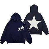 Foidiccx Y2k Hoodie Women Men Graphic Star Hoodies Vintage Aesthetic Pullover Sweatshirt Harajuku Jacket Streetwear