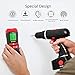 Stud Finder Sensor Meterk Wall Scanner - 5 in 1 Electronic Center Finder Multi-Functional Wall Finder Detector with LED/Sound Warning for Wood Stud/Metal/Live AC Wire/Moisture Detection