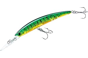 DUEL Yo-Zuri Crystal 3D Minnow Deep Diver Jointed Lure