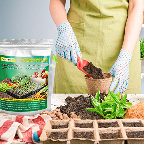 Organic Potting Soil Mix, Professional Starter Potting Mix, All Nature