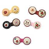 1PCS New Cartoon Cute Cream Cake Travel Glasses Contact Lenses Box Contact lens Case for Eyes Care Kit Holder Container Gift OFFICE-204