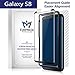 EURPMASK Compatible with Screen Protector Galaxy S8, Case Friendly Tempered Glass Application [Easy to Install][Bubble Free][Anti-Scratch] with A Free Back Cover