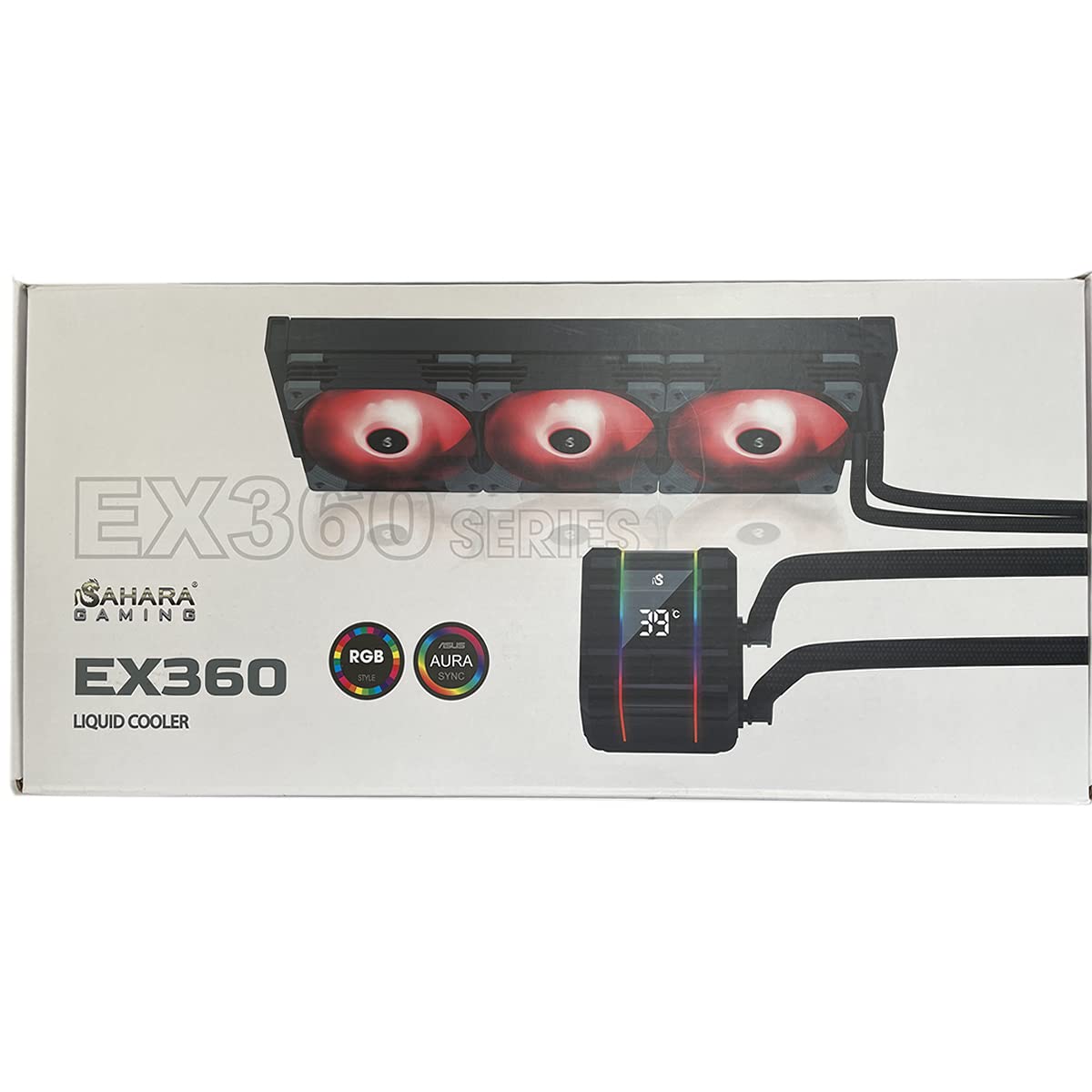 SaharaGaming EX360 ARGB & SYNC AIO Universal Gaming Cooler