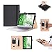 UTRO Lenovo Miix 320 Case – Premium Flip Stand PU Leather Smart Cover Case Shell with Hand Strap, Pocket, Elastic Band and Card Slots for Lenovo Miix 320 10.1