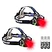GaiGaiMall Red LED Headlamp, Zoomable Tactical High Lumen Headlamp Long Range Red Beam for Hog Coyote Varmint Hunting, 2 Pack