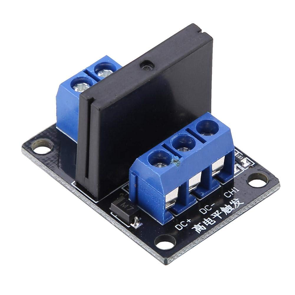 Solid State Relay Module 1 Channel SSR Board High Level Trigger DC Control AC 250V 2A for Electrical Switching Applications