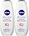 NIVEA Care & Illuminate Moisturizing Body Wash, Shimmers With Sparkling Diamond Powder 16.9 oz ( Pack of 2 )
