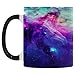 InterestPrint Galaxy Space Coffee Mug Cup Heat Sensitive Color Changing Mug, Funny Travel Morphing Mug Friends Gifts, 11 Ounce