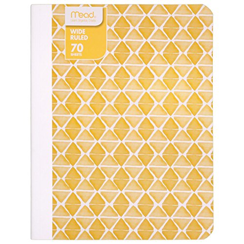 Mead Composition Book, Notebook, Wide Ruled, 70 Sheets, 9-3/4