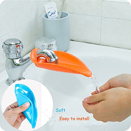 Kqpoinw 2pcs/lot Faucet Extender Bathroom Sink Handle Extender for Promote Children Kids Toddlers Washing Hands - Thumbnail 2