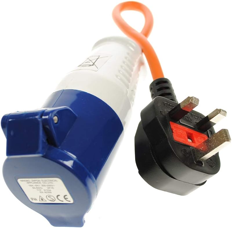 Maypole 230V Caravan Hook-Up Lead with 3 Pin UK Plug 16A IEC60309-2