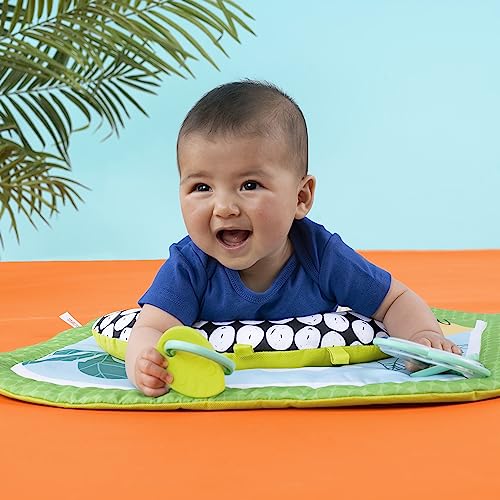 Bright Starts Easy Breezy Baby Tummy Time Activity Mat with 2