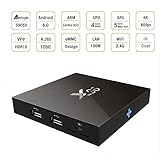 Edal X96 TV Box Android 6.0 Marshmallow Amlogic S905X 64bit Quad Core 2G 16G Ultra HD 4K 60fps VP9 HDR H.265 with WiFi DLNA HDMI 2.0A Smart Set Top Box