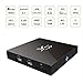 Edal X96 TV Box Android 6.0 Marshmallow Amlogic S905X 64bit Quad Core 2G 16G Ultra HD 4K 60fps VP9 HDR H.265 with WiFi DLNA HDMI 2.0A Smart Set Top Box