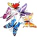 Austor Garden Decor 36 PCS 8CM Butterfly Stakes Party Supplies Decorations Patio Ornaments for Outdoor Yard
