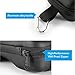 PROHAPI Snow Goggles Case, Semi Hard EVA Ski Goggles Case with Aluminum Bag Strap & High-Performance Proof Zipper - Compact & Lightweight Travel Carrying Snowboard Goggles Bag