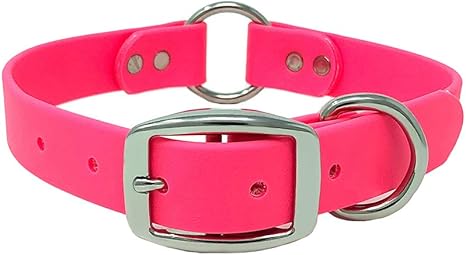 Pink waterproof dog collar Clearance