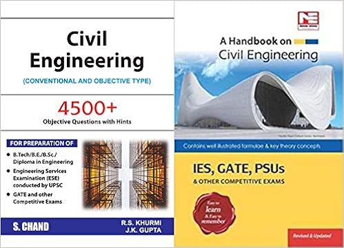 Civil Engineering: Conventional and Objective Type + A Handbook for Civil Engineering