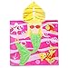 Exclusivo Mezcla Cotton Hooded Baby/Toddler/Kids Beach Towel, Super Soft Cartoon Poncho Bath/Pool Towel for Boy and Girl (24