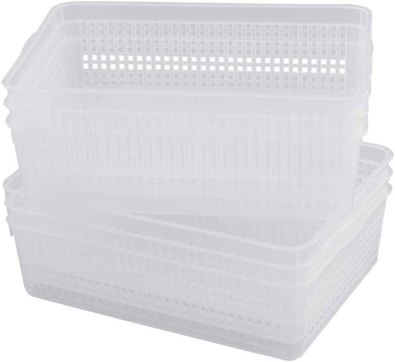 Cestos para colgar Conjunto de 6 A4 Bblie Cesta de PláStico para