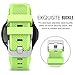 Gear S3 Frontier / Classic Watch Band, MoKo Soft Silicone Replacement Sport Strap for Samsung Gear S3 Frontier / S3 Classic / Moto 360 2nd Gen 46mm Smart Watch, NOT FIT S2 & S2 Classic & Fit2, GREEN