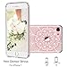 Clear iPhone 7 Case for girls, iPhone 8 Case,LUHOURI White Henna Mandala Floral Case, Transparent Plastic with Clear TPU Bumper Protective Back Phone Case Cover for iPhone 7/iPhone 8 (4.7 Inch)