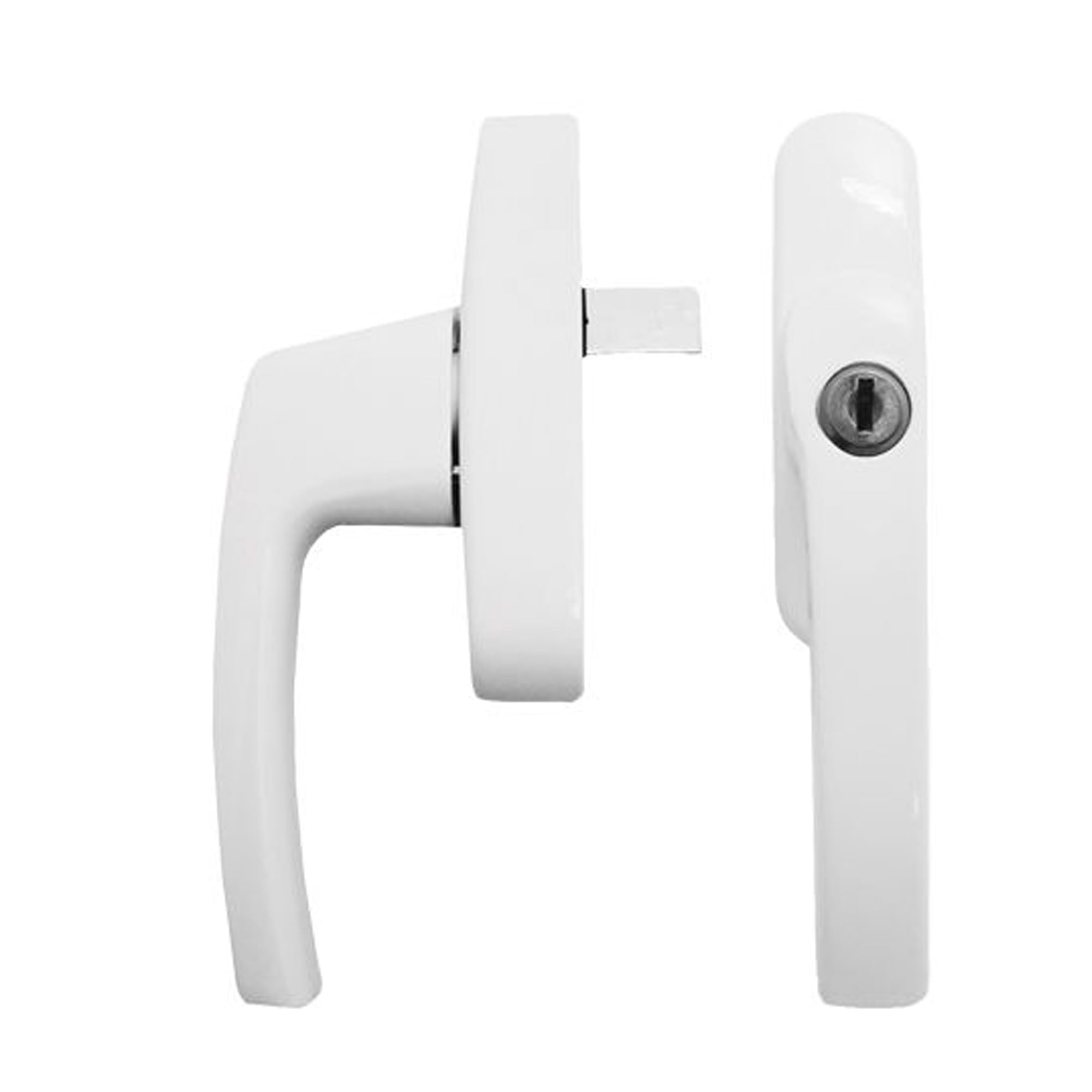 Roto Siegenia Si Aubi Alu500 Aluminium Tilt Turn Window Handle Replacement Fork & Blade (White)