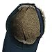 WITHMOONS Flare Hair Sun Visor Cap with Fake Hair Wig Novelty KR1588 (Navy)