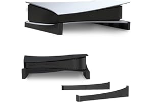ZAROBO PS5 Accessories Horizontal Stand, PS5 Base Stand, Compatible with Playstation 5 Disc & Digital Editions (Black)