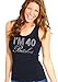 40th Birthday Shirts - Crystal I'm 40 Bitches Tank Top - 40th Birthday Shirt - Medium Black Tank(40 Btchs) Blk/Med
