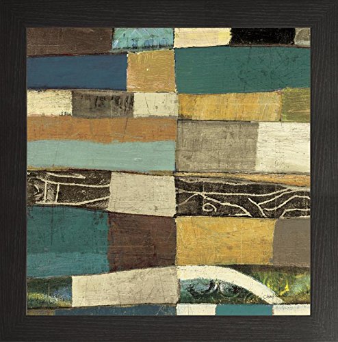 Frame Company Watson Range Eileen IV Blue by Cheryl Warrick, Picture Photo Frame, Wood - 5 x 50 Inches, Black