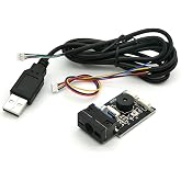Bloepum GM65 USB Wired Barcode Scanner 1D 2D Bar Code Reader QR Code Reader Module CMOS Buzzer for Reminding with Cable UART