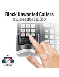 Panasonic kx tgf575s Plus One kx tgfa51b Handset link2cell bluetoothcordless teléfono con contestadora Assist de voz y   6 microteléfonos (Refurbished Certificado)