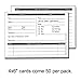 Customer Profile Card, 50-Pack
