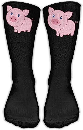 Cute Cartoon Pig Hiking Athletic Comfort High Ankle Graphics Socks Crew