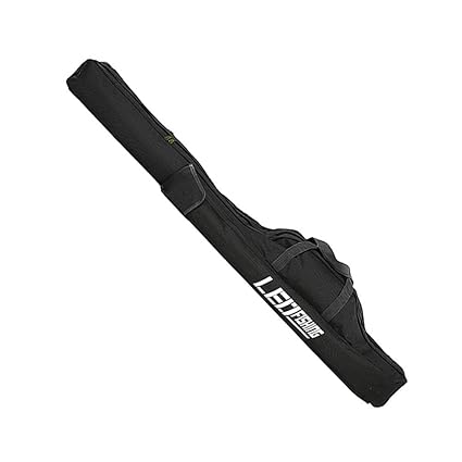 Zibuyu Portable Folding Fishing Bag Fishing Rod Tackle Storage Bag (Black 1.5M)