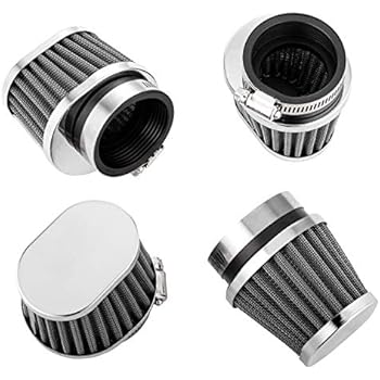 ALPHA MOTO Four Air Filter Filters Various Sizes Fits Honda CB750 CB900 KZ550 GS550 (54MM)