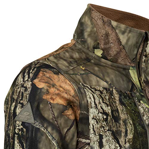 Mossy Oak Men's Camo Sherpa 2.0 Fleece Lined Hunting Jacket in Multiple Patterns