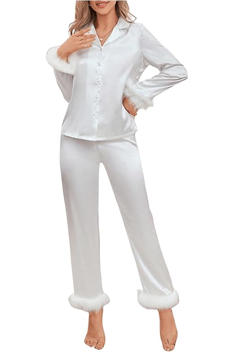 Amazon Conjuntos En Lino Blanco Camisa De Viscosa Y Lino Con Manga