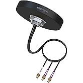 LINOVISION 4G LTE MIMO and WiFi 3-in-1 Combo Antenna, 2X 4G LTE and 1x Dual Band Wi-Fi, Outdoor Roof SMA Antenna for IOT-R32,
