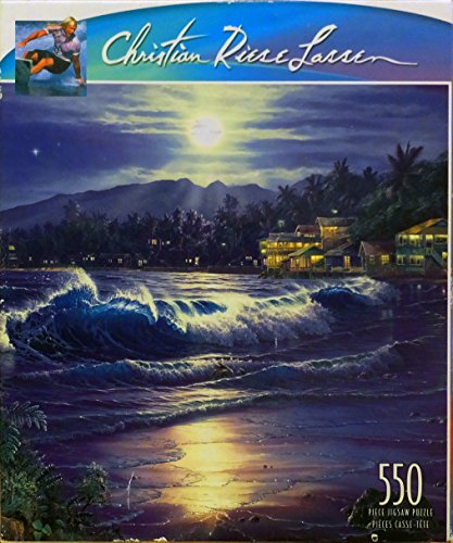 Christian Riese Lassen 550 Piece Jigsaw Puzzle - Moonlite Cove