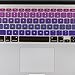 All-inside Dark Purple Ombre Color Keyboard Skin for MacBook Pro 13