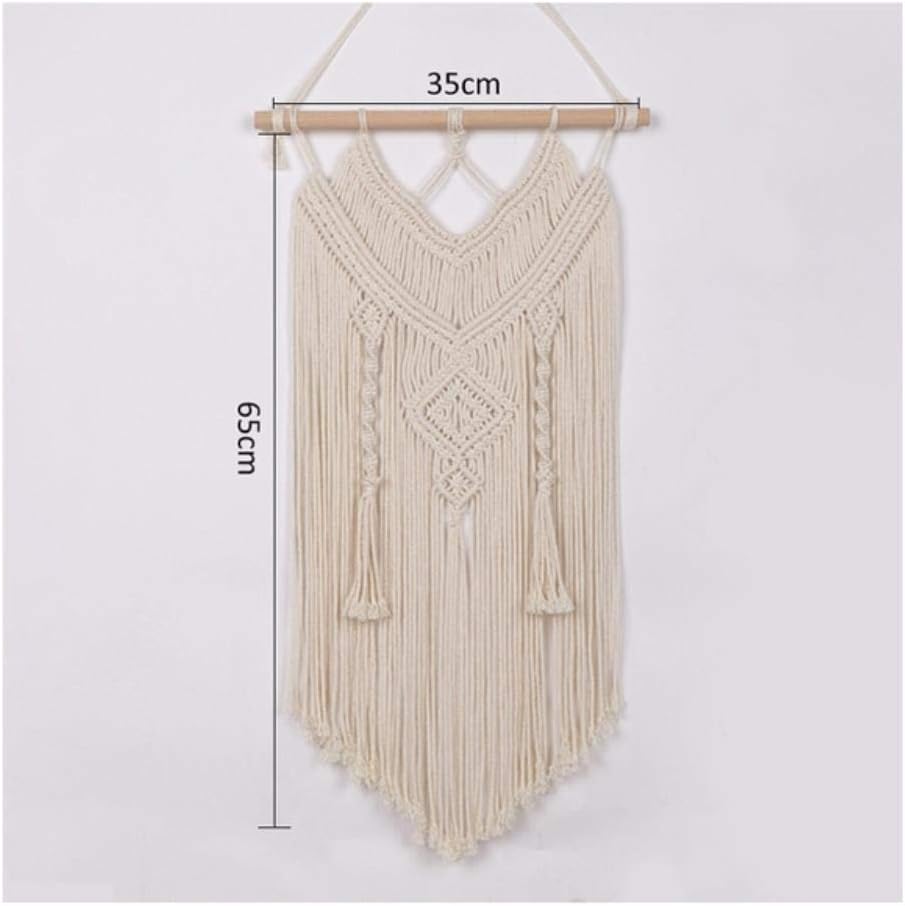 Shemiles Tapiz Macrame Wall Tapestry Hanging Boho Decor Home Decoration De Pared Tela Colgante Makrama Makramee Woven,Style A 35CM X 65CM