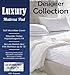 Global Weavers Luxury Twin Extra Long Size Microfiber Fitted Mattress Pad - Dorm Size Quilted Mattress Topper Pad with 18” Deep Stretch Skirt - Twin Extra Long, Twin-XL