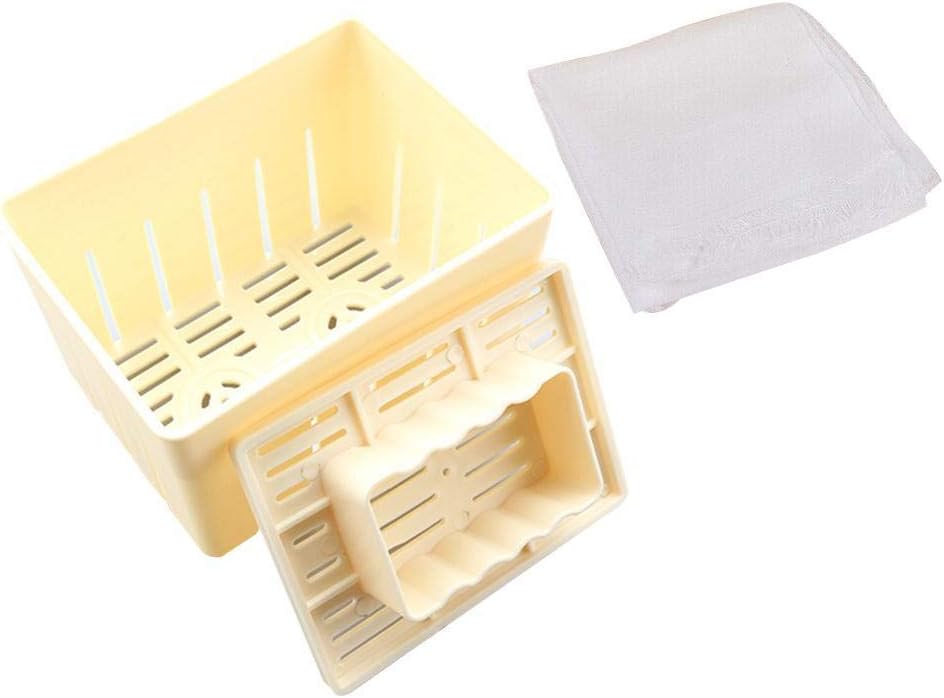Tofu Press Mold Mould Kitchen Maker Cheese Soy Homemade Soybean Pressing Cloth Kitchen Home Set