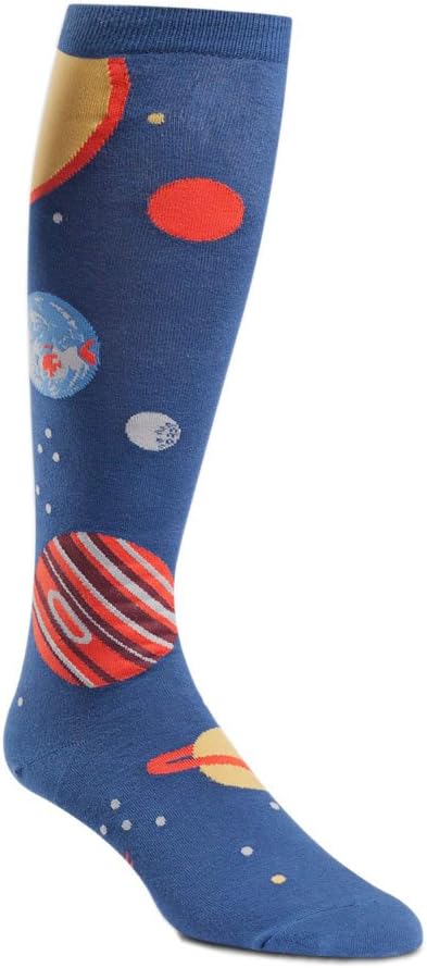 Sock It To MeWide Calf STRETCH-IT Knee High Planets Socks